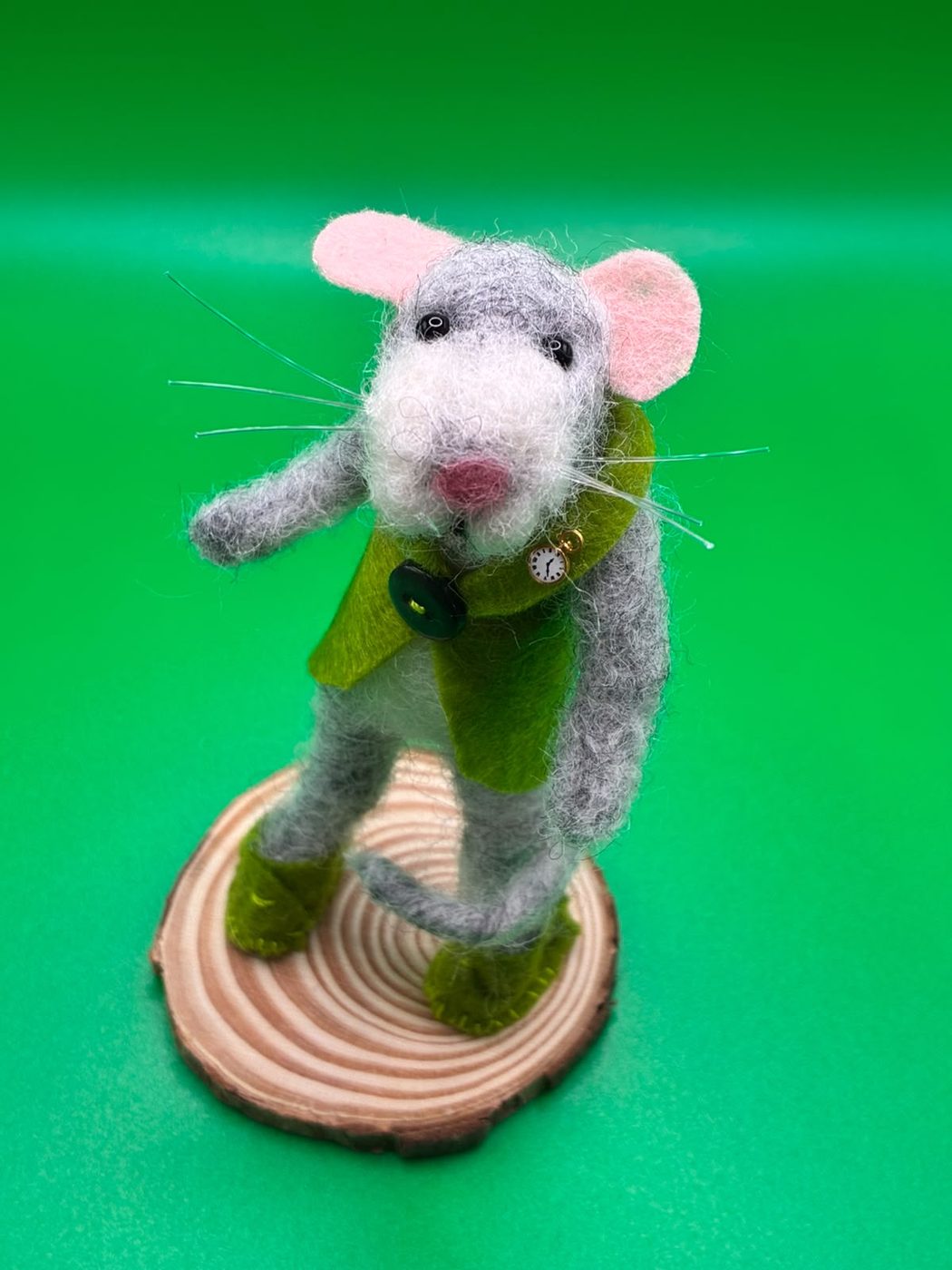 Fancy rat in waistcoat and shoes